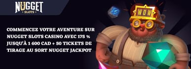 Bonus de bienvenue Nugget Slot Casino