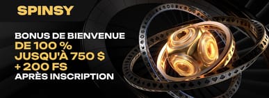Bonus de bienvenue Spinsy Casino