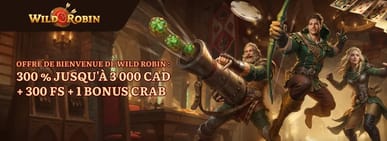 Bonus de bienvenue WildRobin Casino