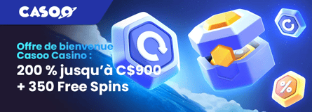 le bonus de bienvenue de casoo casino