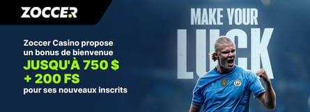 Découvrir le bonus de Zoccer casino